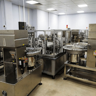 Euro Cap Assembly machine is applied for automatic assembly of caps for plastic IV infusion bags and bottles.