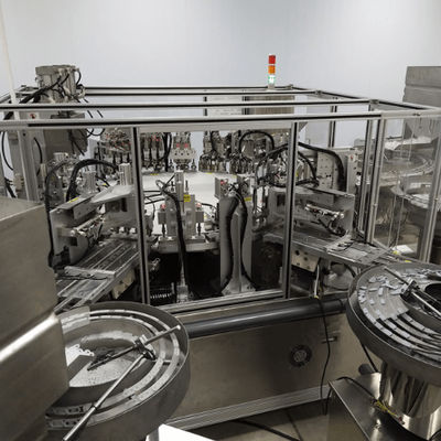 Automatic Euro Cap Assembly Machine with 0.6 MPa Air Pressure and 4500-12000 per/hour Capacity for 99% Qualified Rate