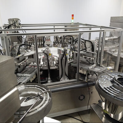 Euro Cap Assembly Machine with 4000-12000 Caps per Hour, 99% Qualified Rate, and PLC Control System for Automatic Infusion Cap Assembly