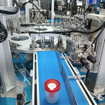 良い価格 高効率医療製品組立用99%合格率非標準自動尿カップ組立機 オンライン
