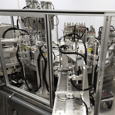 Euro Cap Assembly machine is applied for automatic assembly of caps for plastic IV infusion bags and bottles.