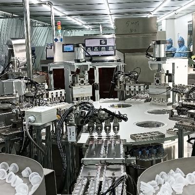 ターンテーブルタイプ 注入ボトル ダブル 折りたたみキャップ 組立マシン
