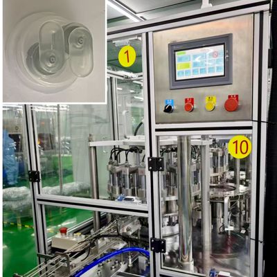 良い価格 非標準 自動化 機械式 二重折り式キャップ 組立 機械 走行速度 高容量 オンライン
