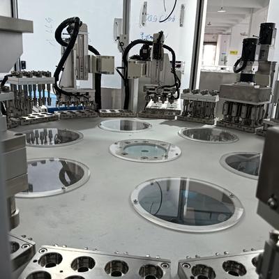 セルボモーターとタッチスクリーンのカスタムヘリキャップ組立機械